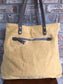 Moonlight Silver No. 4 Moonshine Canvas Tote Bag with Crossbody Strap ~
