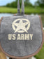 US Army Unisex BackPack Sturdy Gray Backpack ~ Also Available in Air Force and USMC