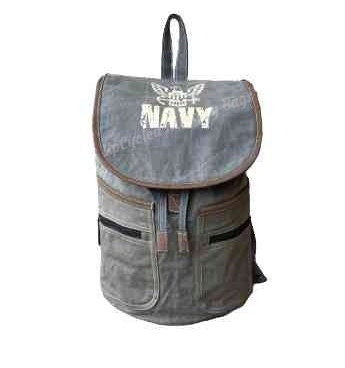 US Navy Large BackPack Gray Sturdy Backpack ~ Perfect Gift for the Navy Proud!