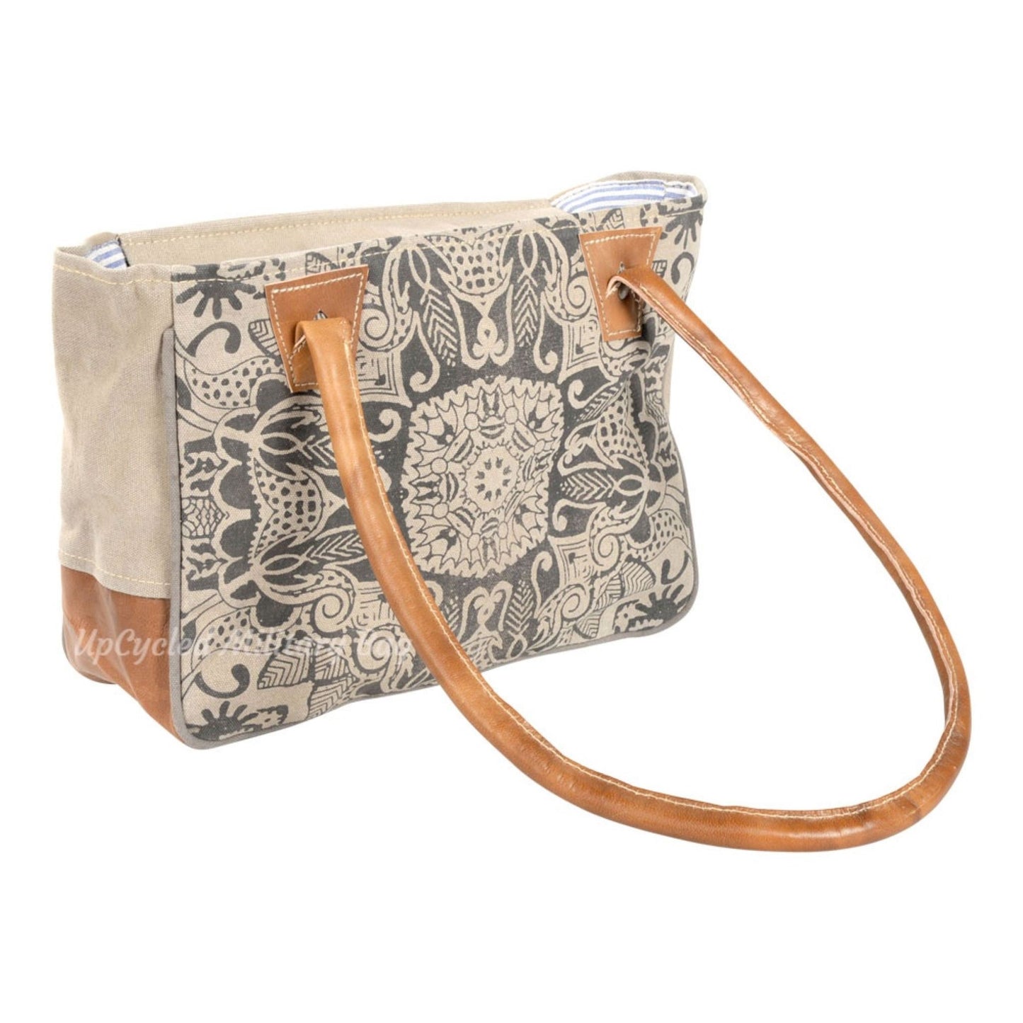 Vintage Flower Canvas Shoulder Bag with Retro Vibe and Serious Flower Power!